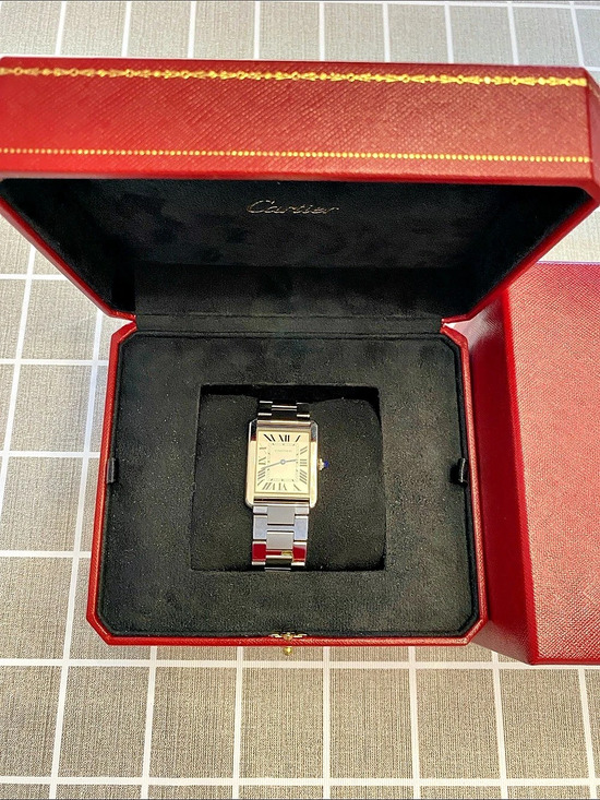 Cartier Accessories - Cartier Tank Solo Large Model Steel Quartz Movement